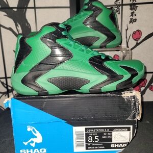 Shaq Devastator 2.0 Green and Black Sneakers
